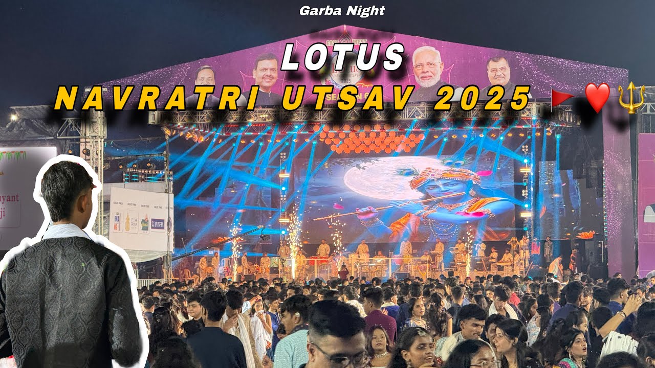 Lotus Navratri Utsav 2025 Day-3 || Mira-Bhayandar || #navratri #garba #mumbai #love #garbalover #ig 