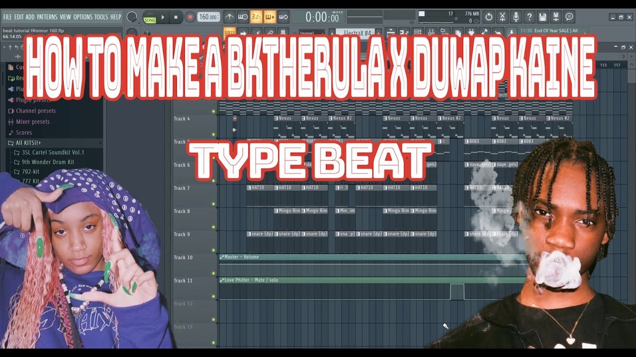 How To Make A BKTHERULA x Duwap Kaine Type Beat