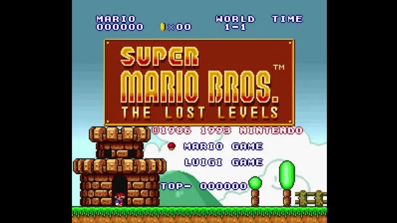 Super Mario Bros: The Lost Levels (1993 Version) - Full Walkthrough Reversed