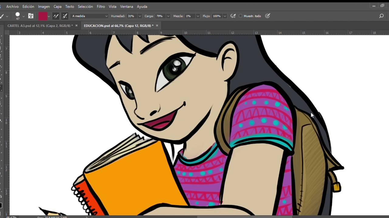 Colaboraci&oacute;n para ONG Educas - Ilustraci&oacute;n Educaci&oacute;n