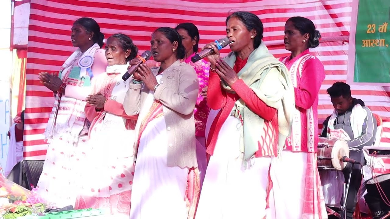 सरना धर्म प्रार्थना सभा पाली पण्डरा रातु || सुंदर भजन करते हुए भजन मंडली। #sarnabhajan 