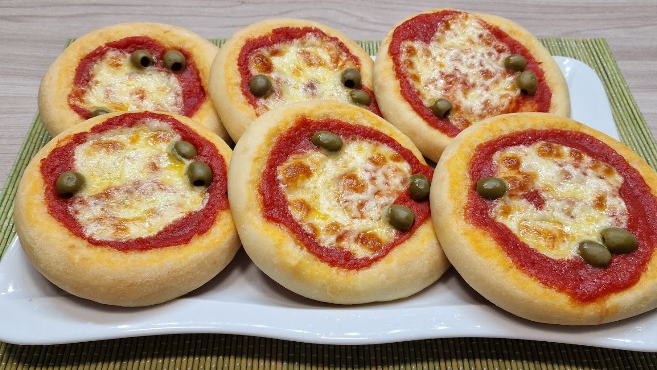 ВКУСНЫЕ И ОЧЕНЬ МЯГКИЕ ПИЦЦЫ - БАРНЫЕ ПИЦЦЫ - БЕБИ ПИЦЦА для детских аперитивов и вечеринок