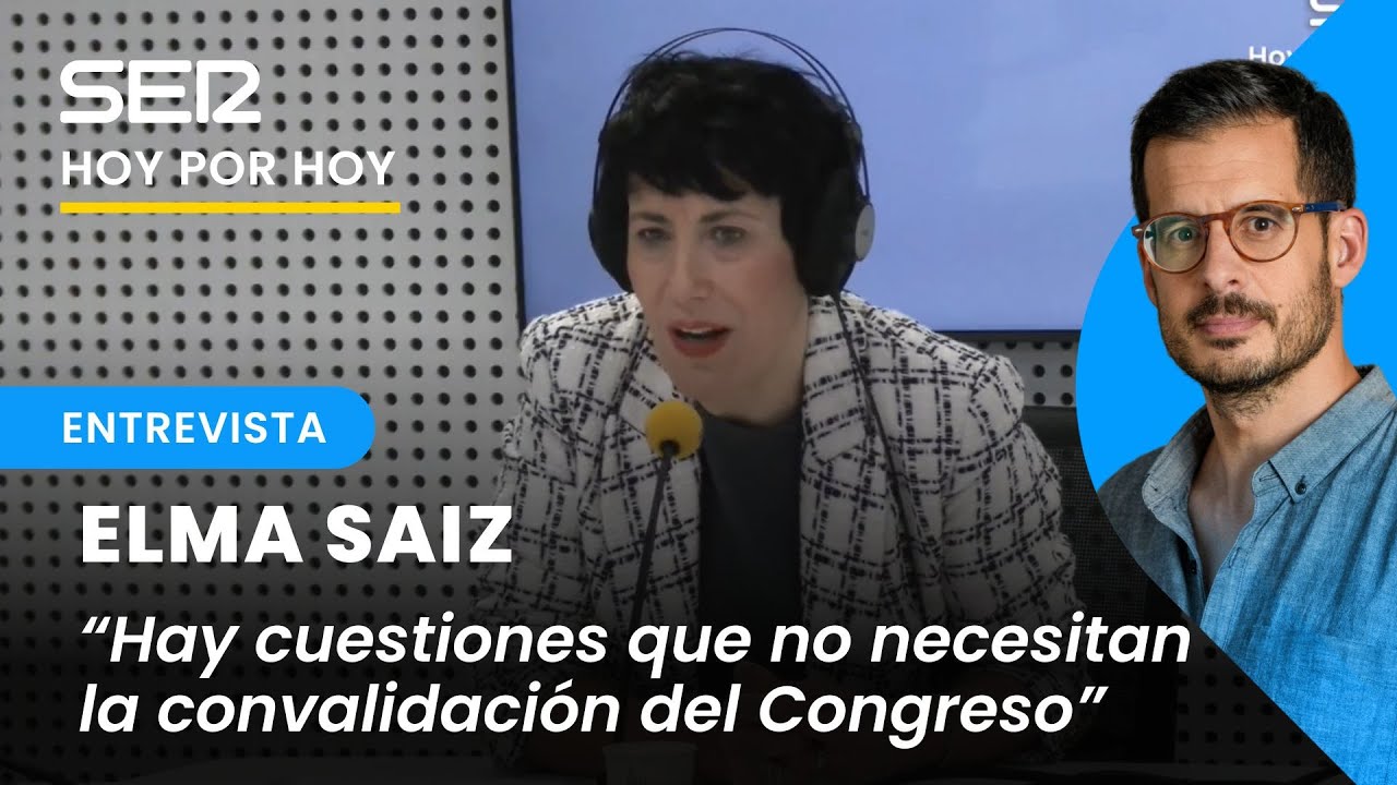 ELMA SAIZ, PORTAVOZ del GOBIERNO, JUSTIFICA los PLANES para APROBAR MEDIDAS SIN EL CONGRESO