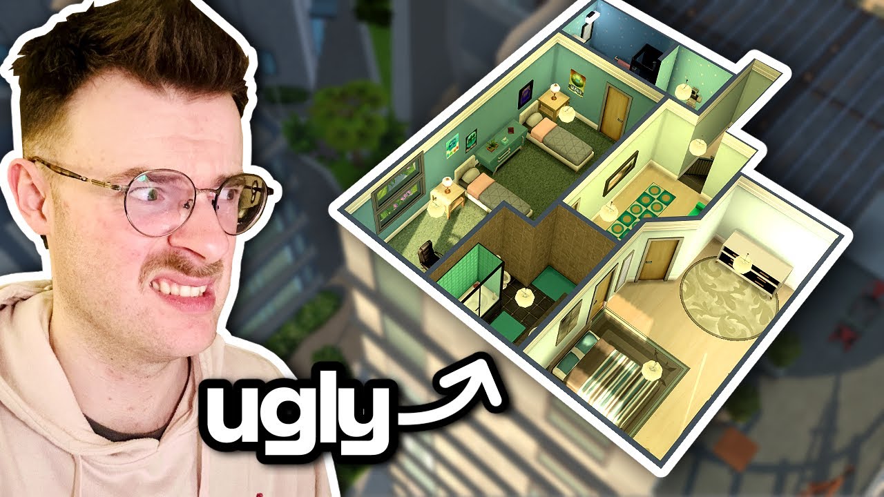 I fixed the UGLIEST apartment in The Sims 4 🤮