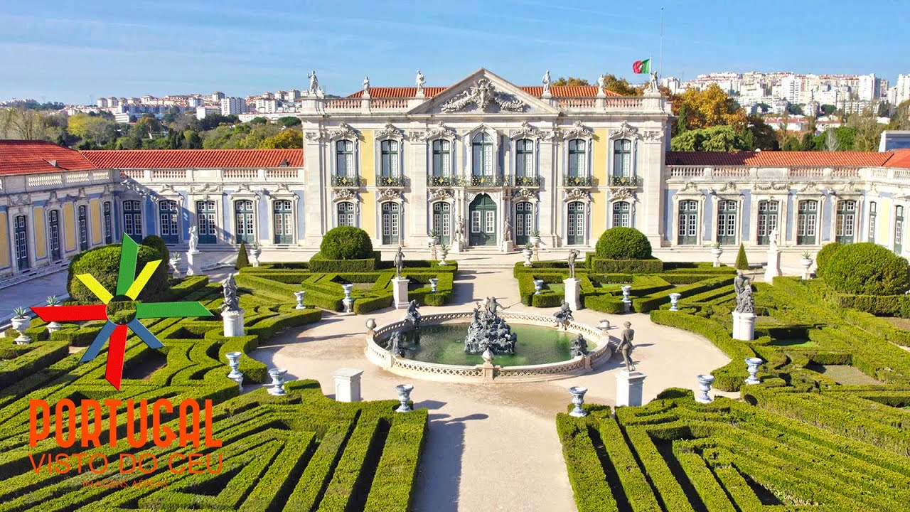 Queluz National Palace 👑 Gardens where magic happens Jardins do Palácio Nacional de Queluz 4KUltraHD