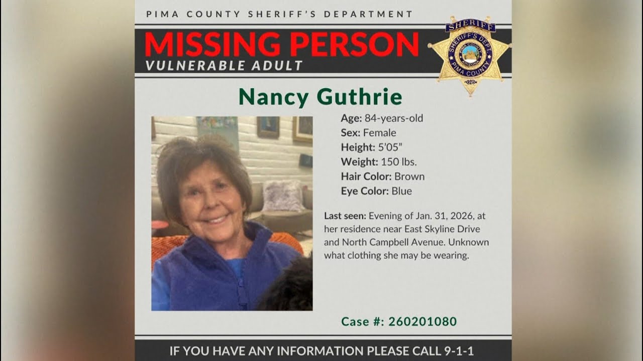 WATCH IT LIVE: Nancy Guthrie Investigation Update