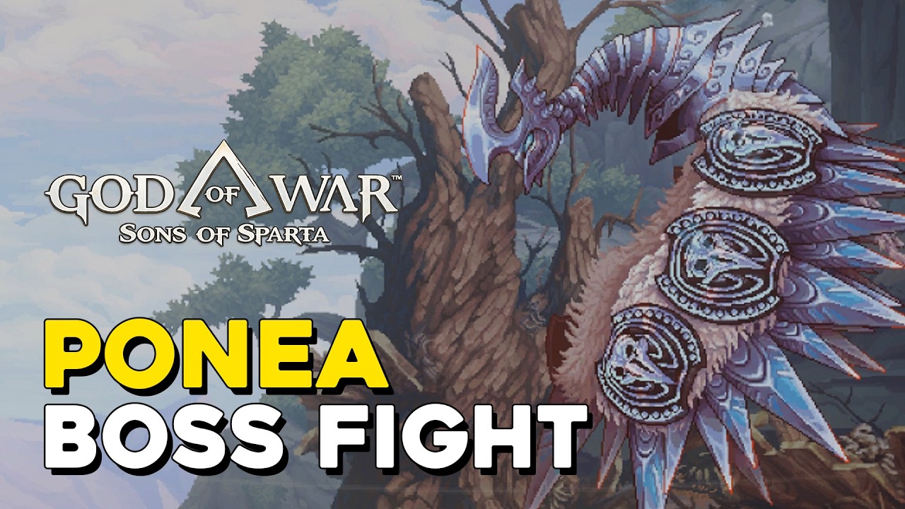 God Of War Sons Of Sparta Ponea Boss Fight