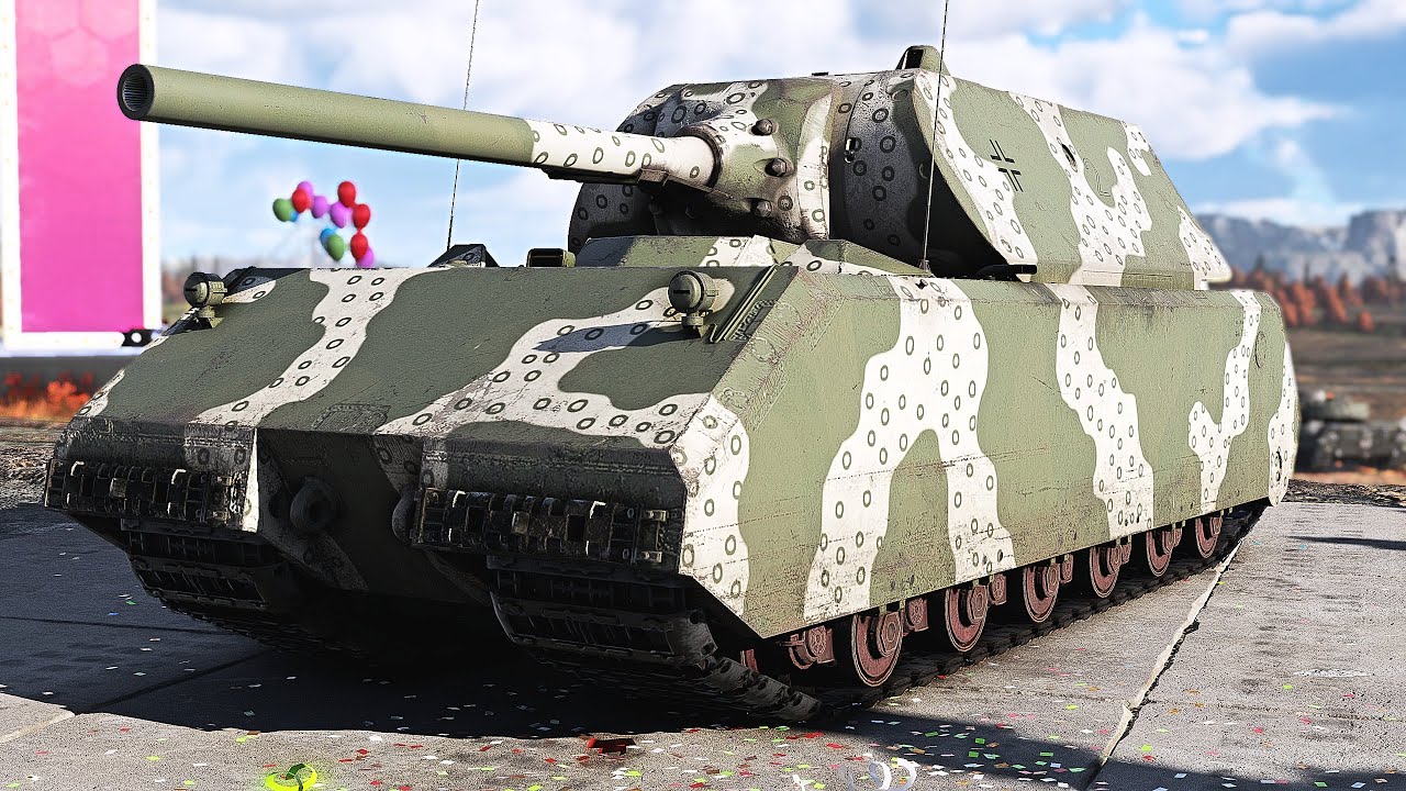 Germany Developed Massive Mobile Bunker Tank || Maus in War Thunder