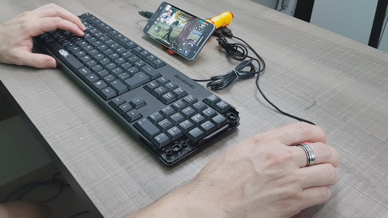 COMO CONECTAR MOUSE E TECLADO NO CELULAR?
