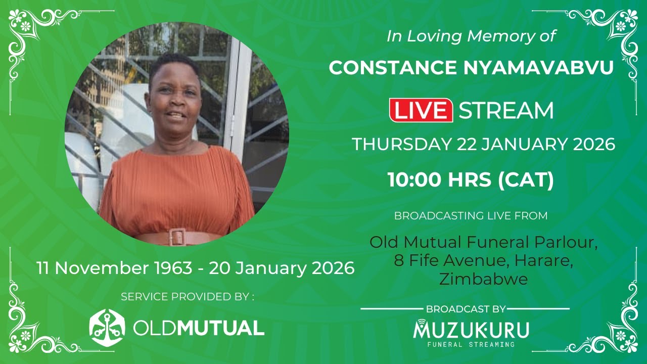 Celebrating the life of Constance Nyamavabvu