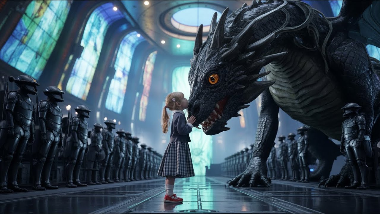Aliens Freeze in Shock as a Human Child Kisses the Galaxy’s Deadliest Dragon HFY