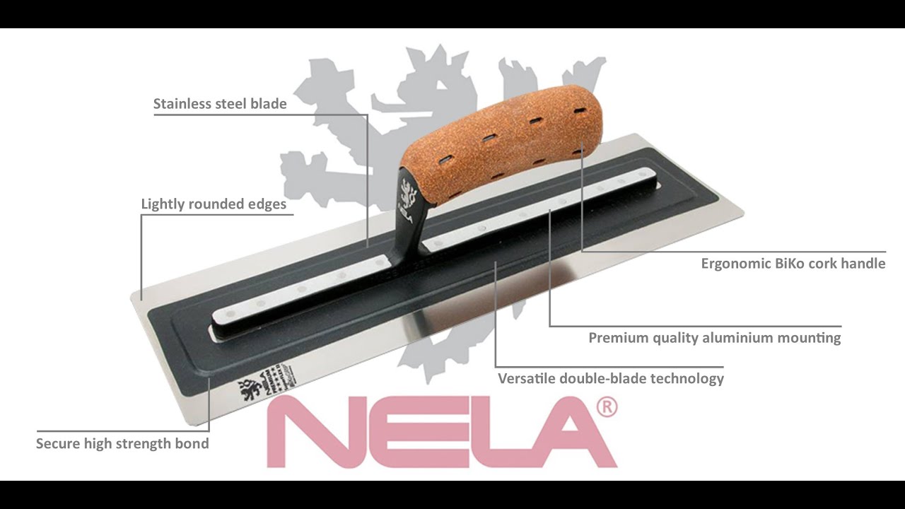 NeLa Plastering Trowels - Made in Germany