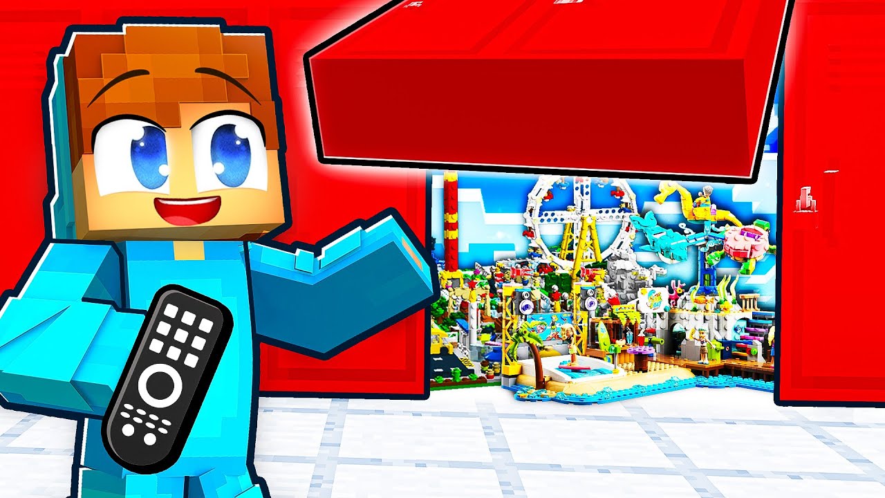 Jag Byggde Ett LEGOLAND Under Min Skola!