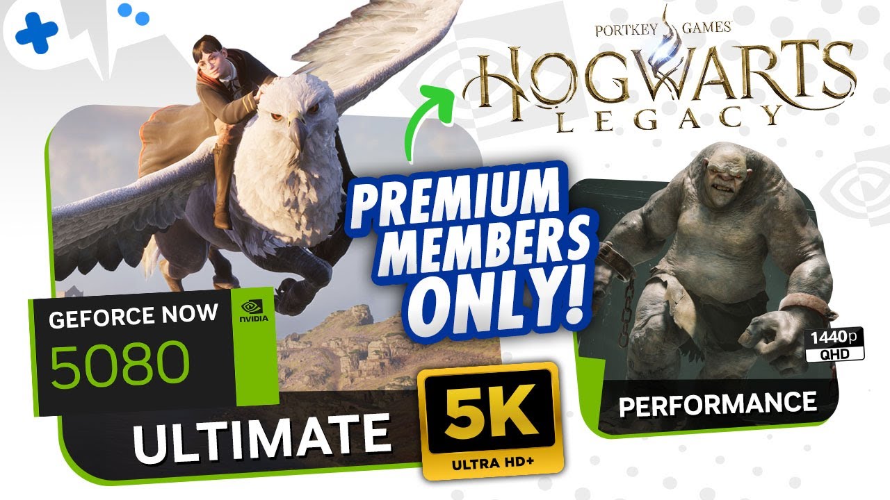 HOGWARTS LEGACY на GeForce Now в уровнях ULTIMATE и Performance | Поддержка модов!