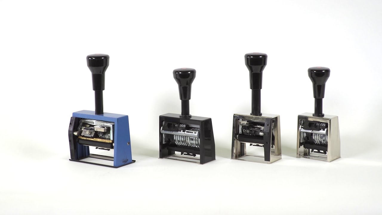 REINER hand stamps - quality made in Germany