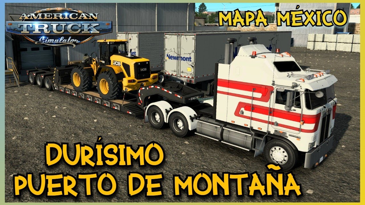 🚦DURÍSIMO PUERTO de MONTAÑA en ATS  🚦 MÉXICO🚦KENWORTH K100│Trackface│Cambio manual