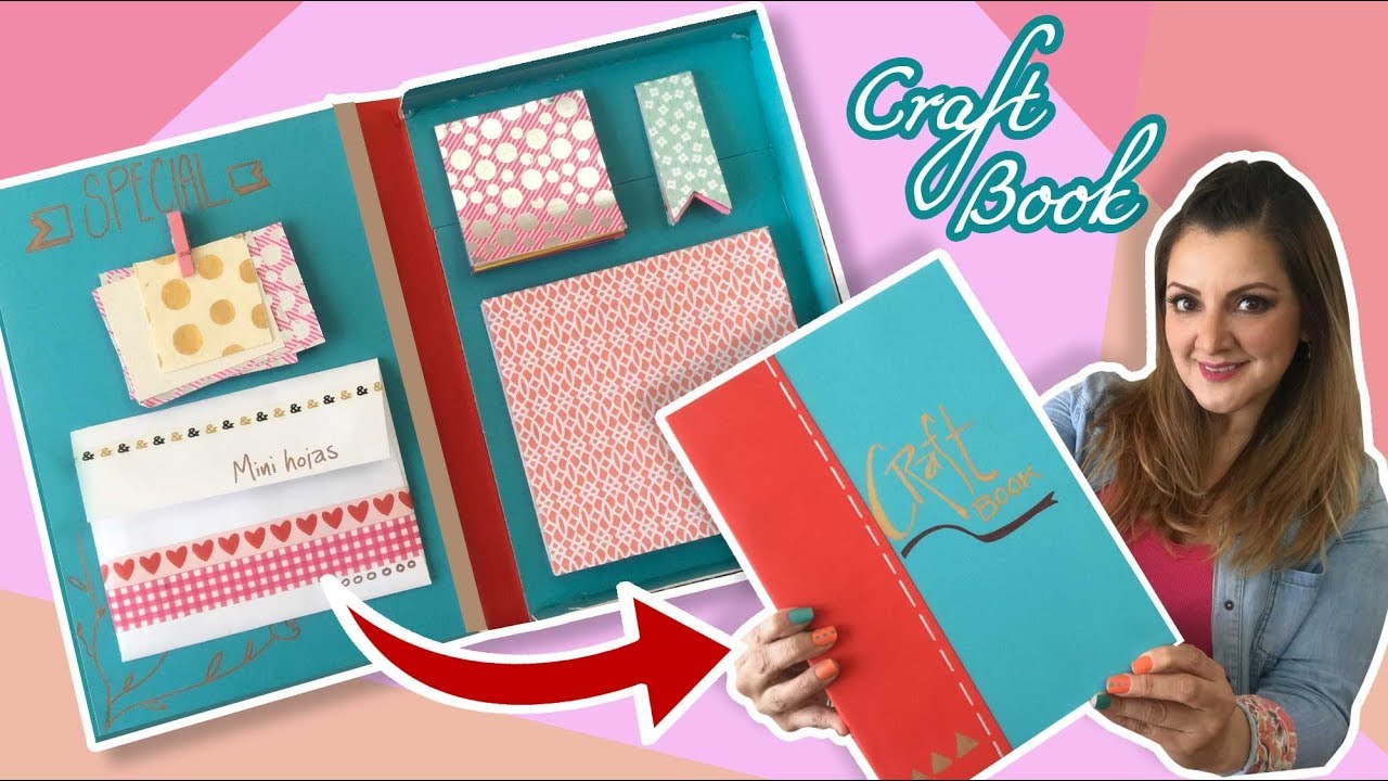 Libro de Crafting :: Reutiliza papeles lindos,  Crea un Libro y Blocks para Crafting