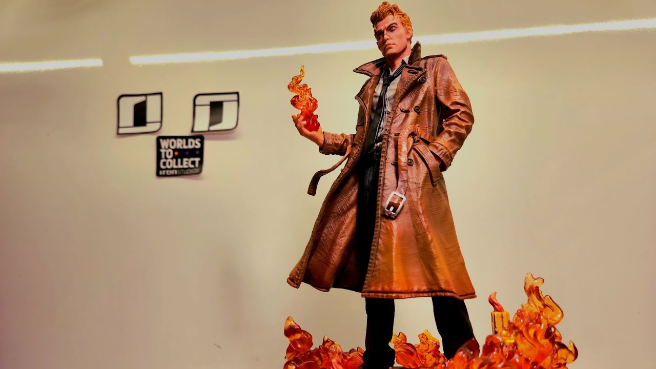 John Constantine Iron Studios DC Comics 1/10 Unboxing Review