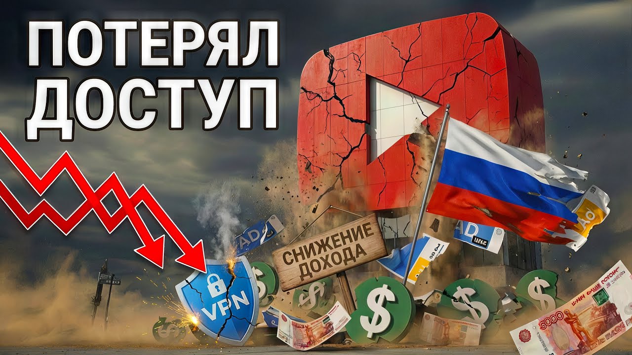 Новости Yuran'kи[15.01.26] - ПОТЕРЯЛ ДОСТУП к YouTube и СНИЗИЛСЯ ДОХОД из РФ|Что буду делать дальше?