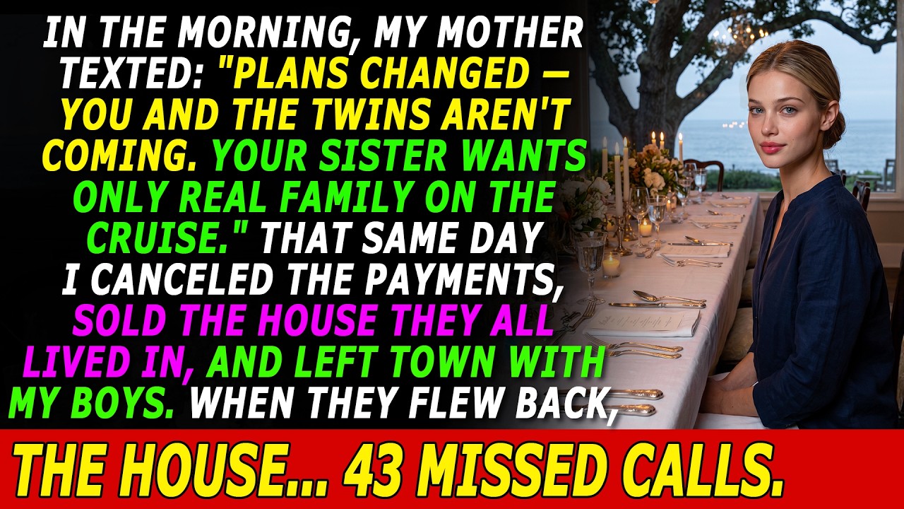 My Mother Cut My Twin Boys From the Family Cruise &mdash; So I Walked Away With Everything