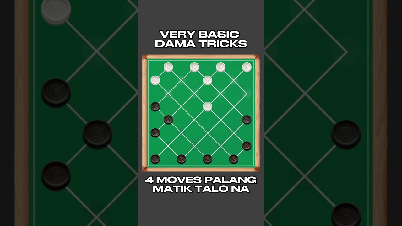 FASTEST SURE WIN IN DAMA 4 MOVES