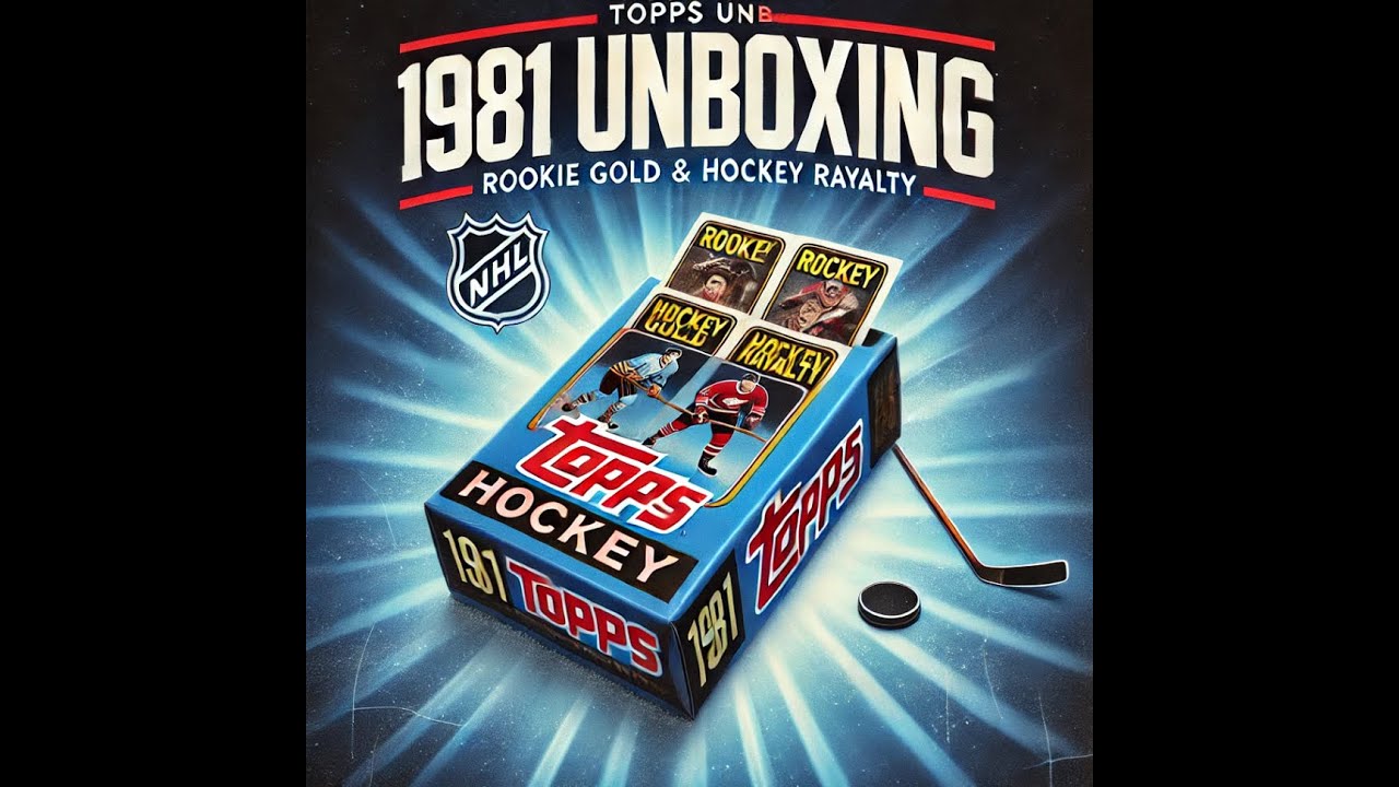 🏒🔥 Unboxing 1981 Topps Hockey Wax Pack: Rookie Gold & Hockey Royalty Revealed!