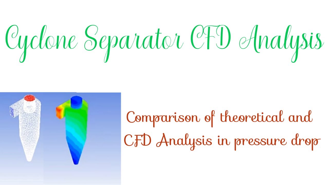 Cyclone Separator CFD Analysis | Reynolds stress turbulence model | pressure drop comparison