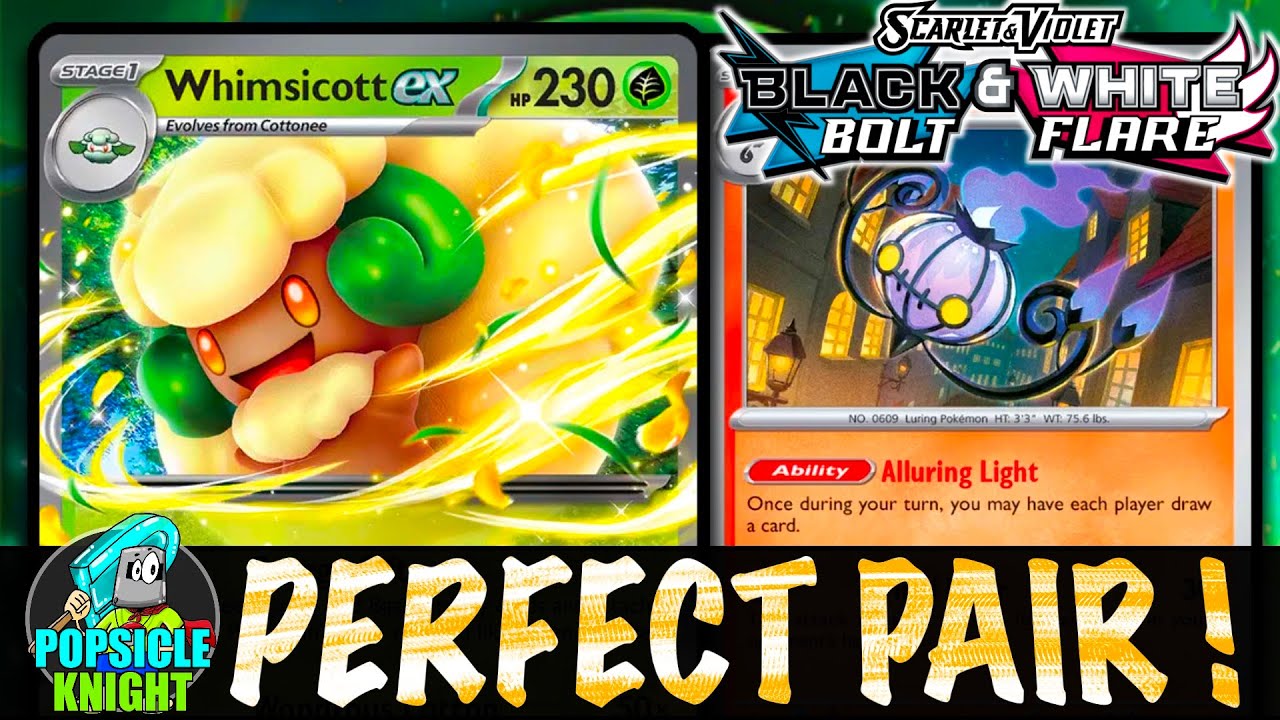 WHIMSICOTT ex: Не кладите слишком много карт в руку! Игровой процесс PTCGL (BLACK BOLT & WHITE FL...