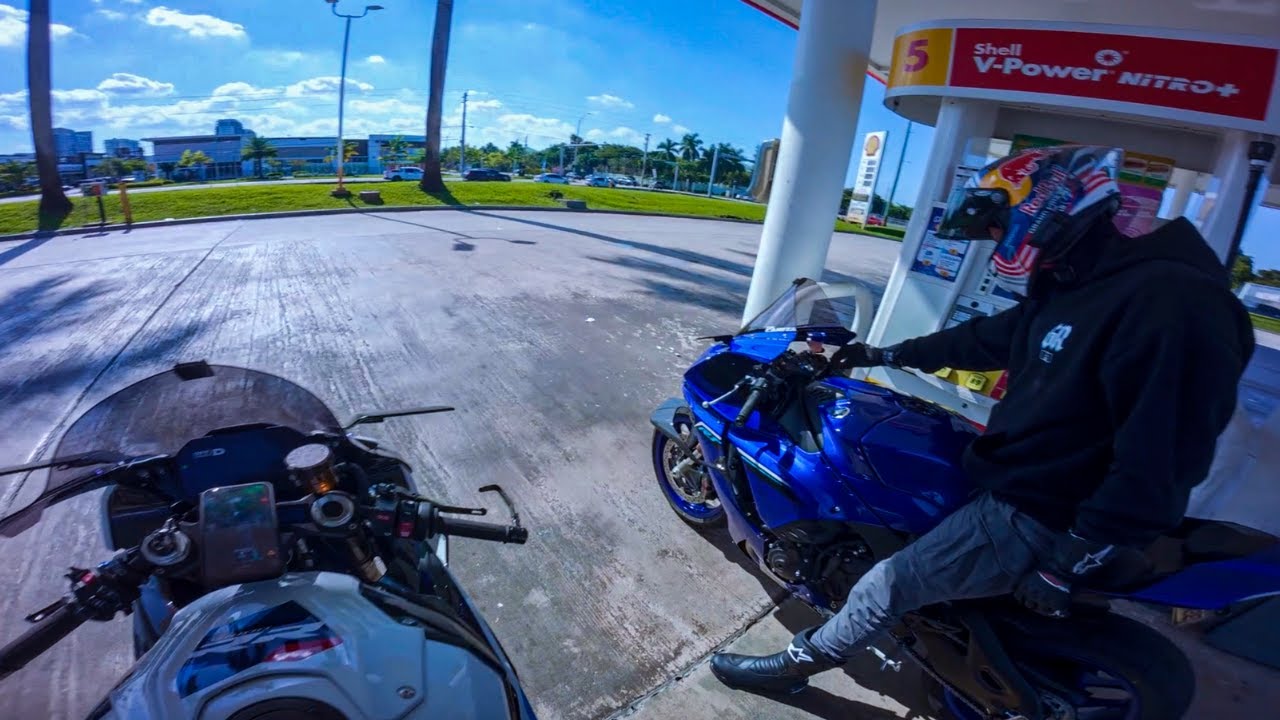 SUPERBIKES S1K & R1 RIDE TO BIKE MEET