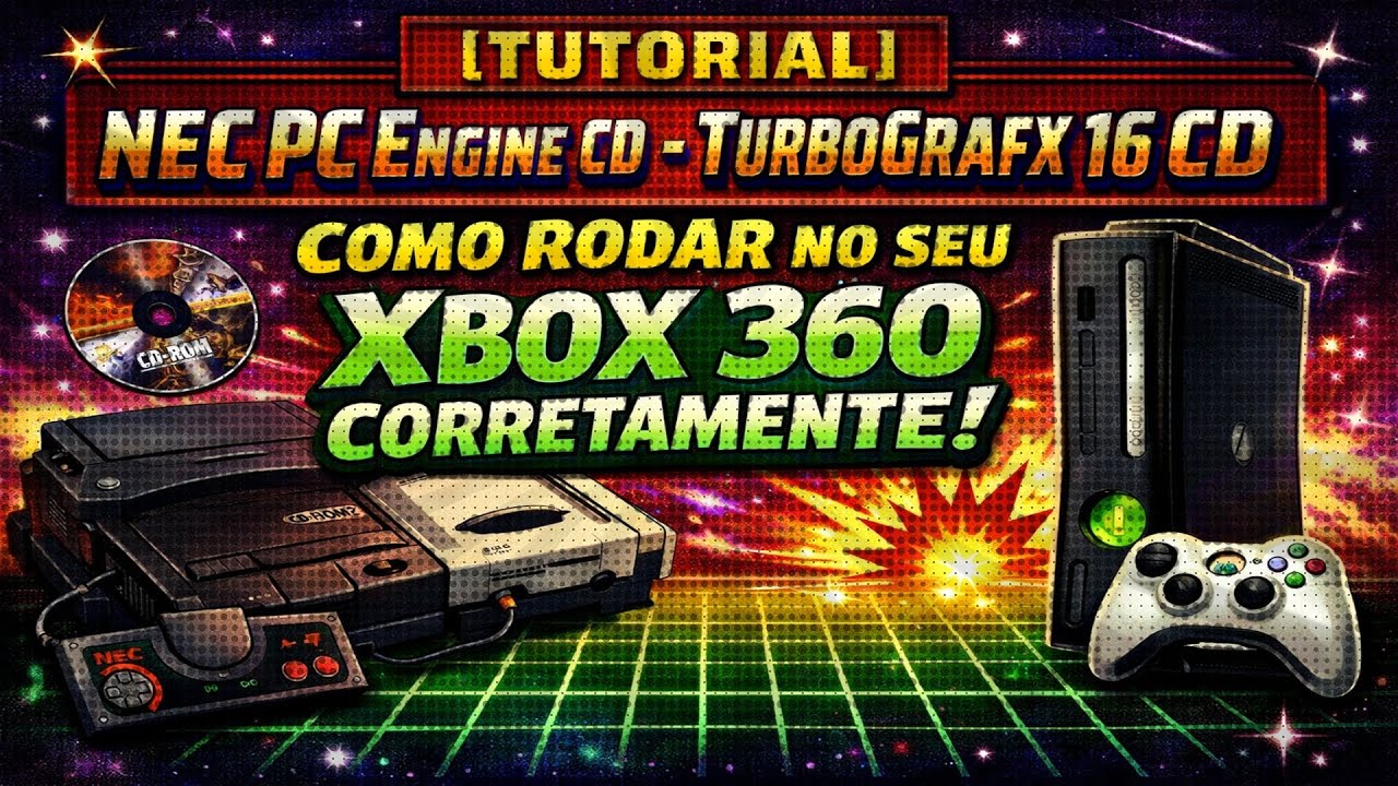 [TUTORIAL] - COMO RODAR JOGOS DE PC ENGINE/TURBOGRAFX16 CD NO SEU XBOX 360 CORRETAMENTE