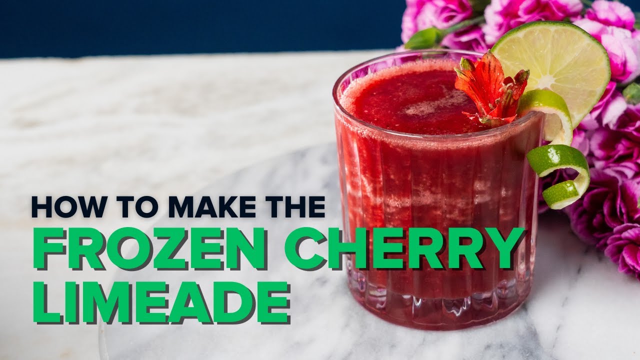 How to Make The Frozen Cherry Limeade Cocktail Recipe!