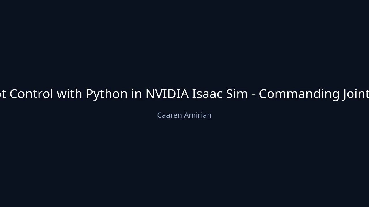 Isaac Sim &rarr; ROS 2 Bridge &mdash; Real-Time Joint State Publishing