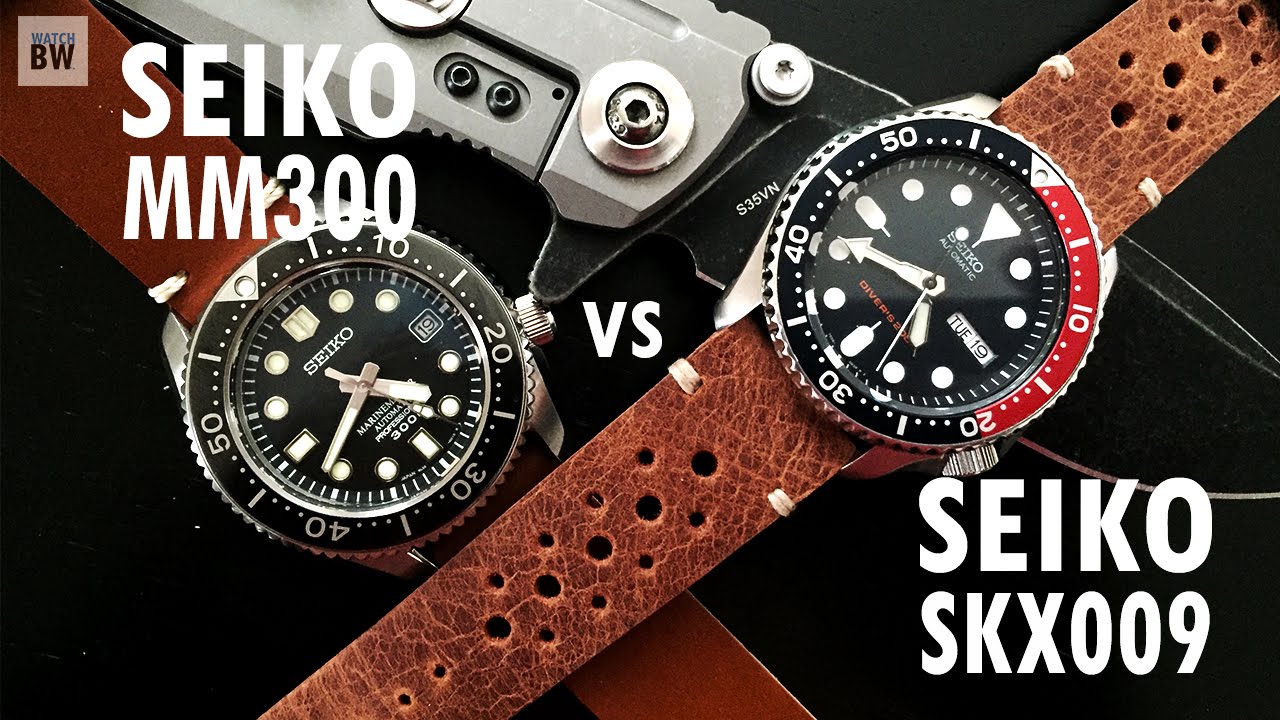 Comparing the Seiko SKX and the Marinemaster 300
