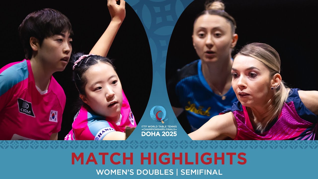 Shin/Ryu vs Polcanova/Szocs | Match Highlights | #ITTFWorlds2025