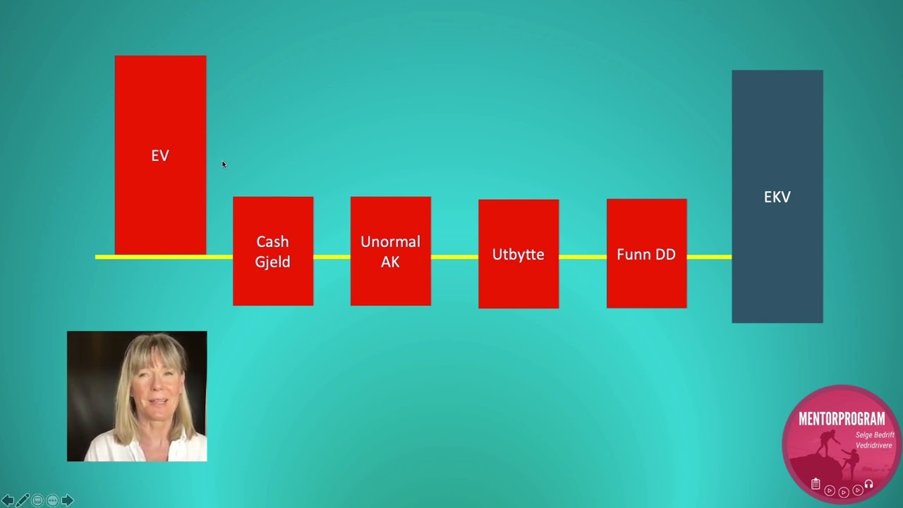 Budinstruks og beregninger fra selskapsverdi til aksjeverdi