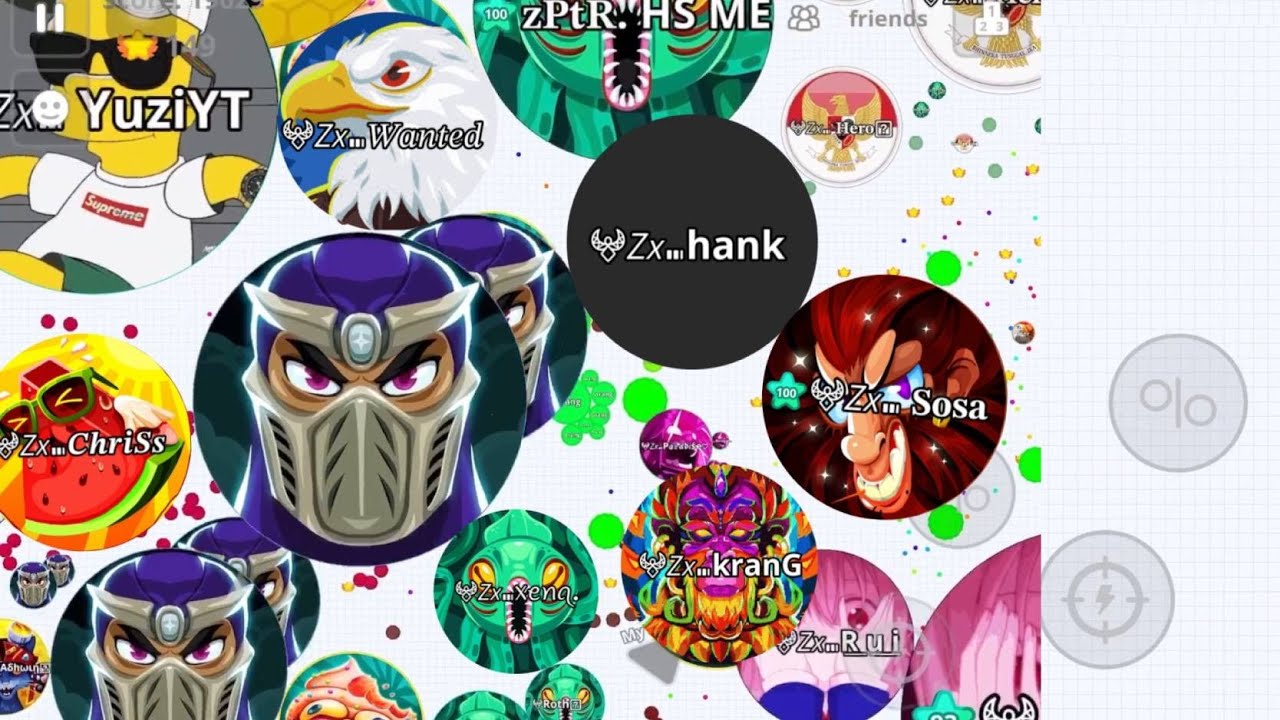 2 VS 1000 ZX PLAYERS AGARIO