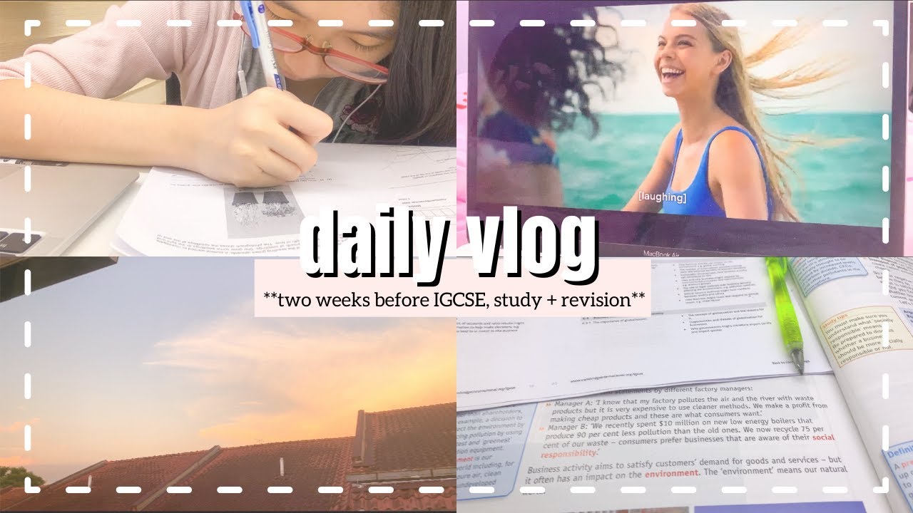 daily vlog // two weeks before IGCSE, study + revision 🇲🇾