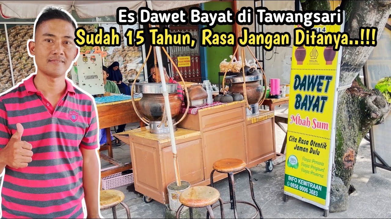 Es Dawet Bayat Legendaris! 15 Tahun Bertahan, Cuma 5 Ribuan – Tawangsari Sukoharjo