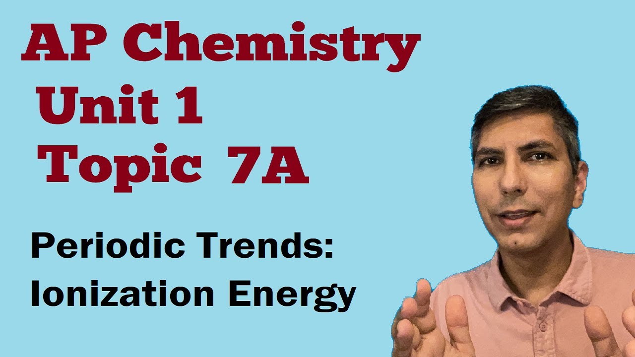 Periodic Trends: Ionization Energy - AP Chem Unit 1, Topic 7a