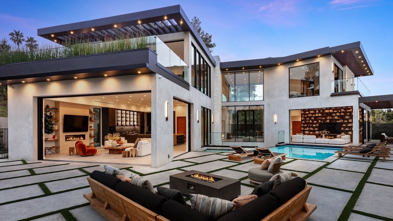 ONLY $11,595,000! Brand new incredible Bel Air home boasts perfect design and excellent finishes