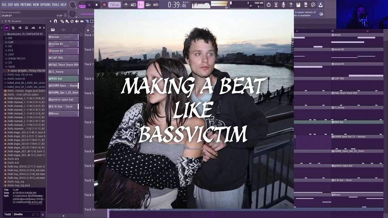 MAKING A BEAT LIKE BASSVICTIM 2 (FL STUDIO)