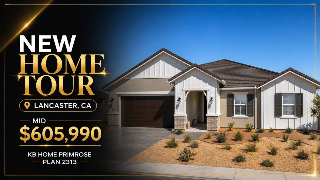 New Homes in California | KB Home Lancaster Tour | Single-Story New Construction Starting at $605K