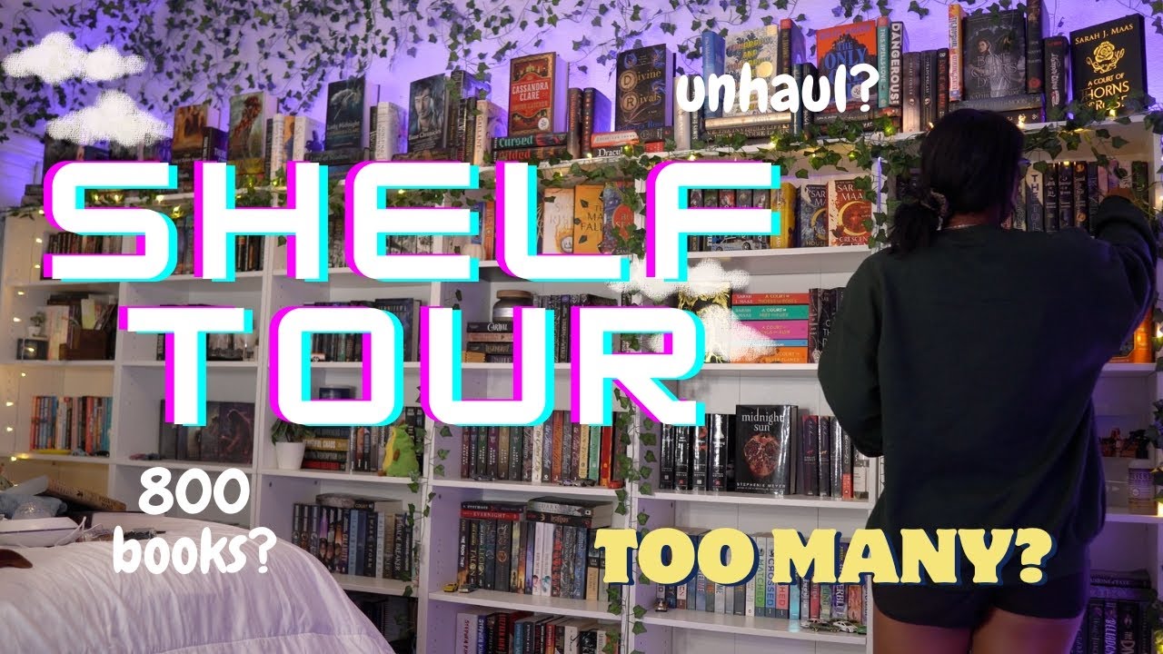 BOOKSHELF TOUR(800 BOOKS?)