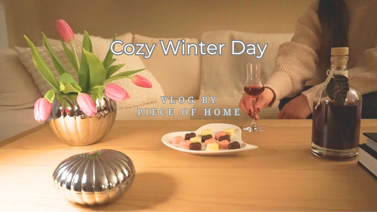 Cozy Winter Day | Celebrating love❤️ | Delicious breakfast & easy chocolates | slow living vlog