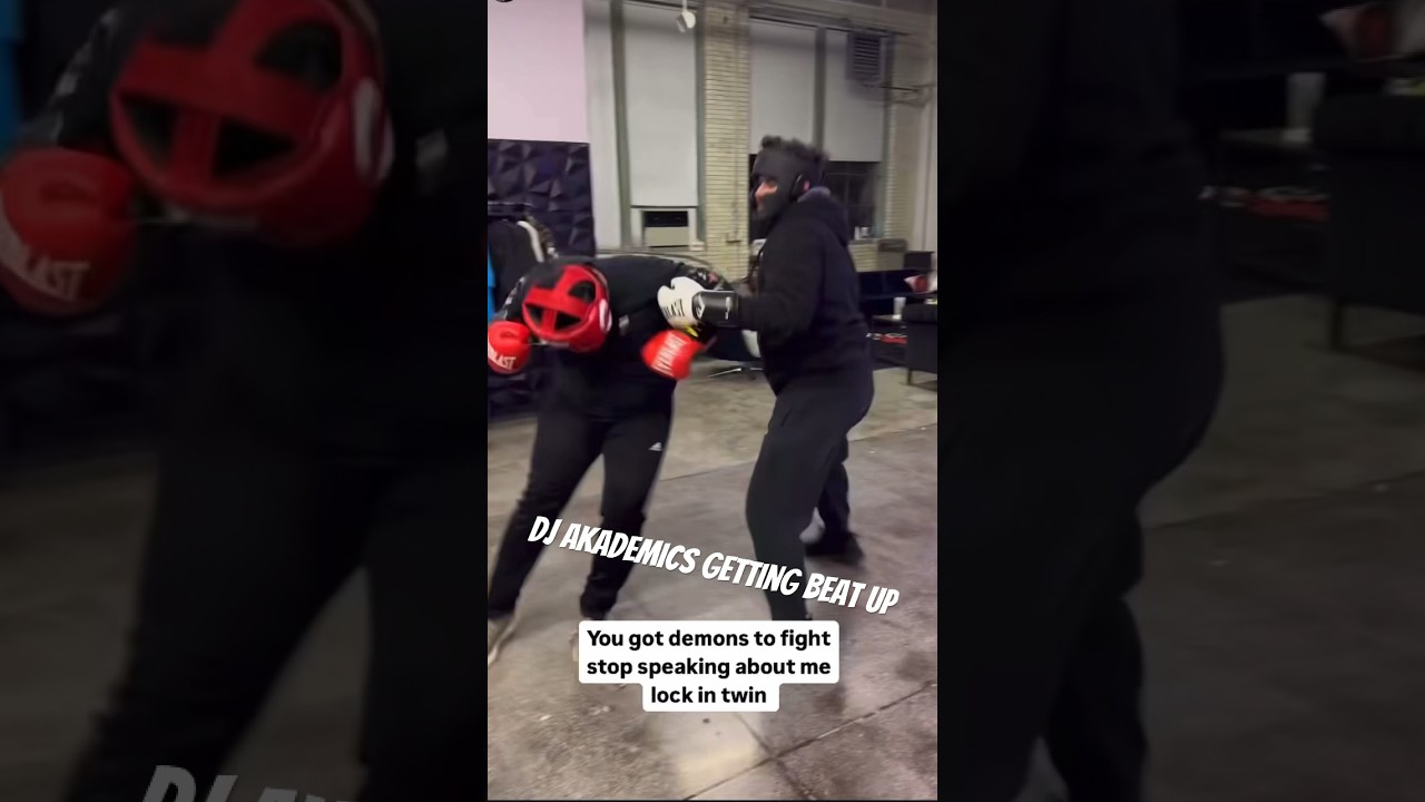 DJ Akademiks Got Exposed by his ex-girlfriend getting beat up !! #djakademiks #exposed ￼￼￼