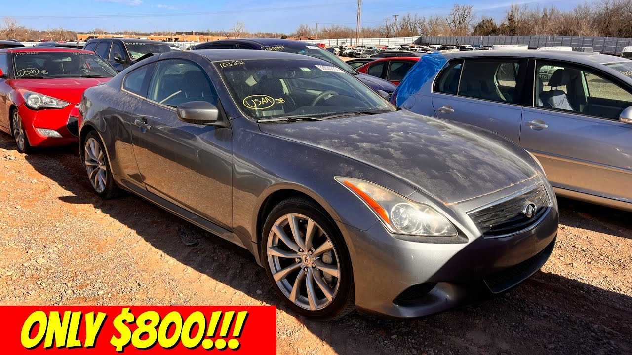 Copart Walk Around 2-14-22 + $800 Infiniti G37s Manual!!!