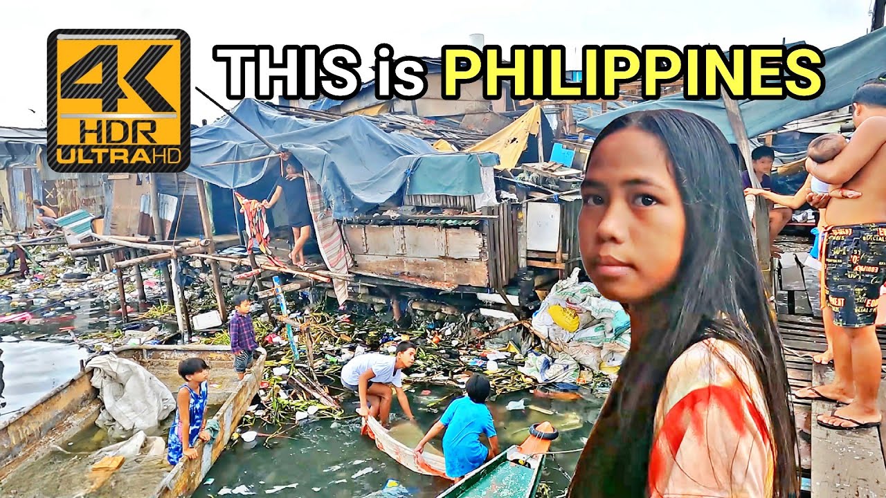 YOU WON'T BELIEVE THIS | Walk on Secret Slum in Baseco Tondo Philippines [4K HDR] 🇵🇭