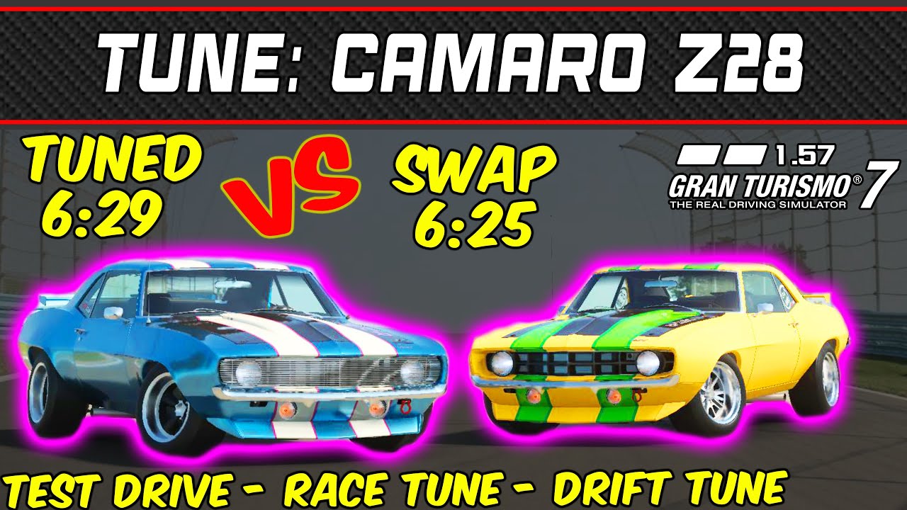 GT7 - Tune: Chevrolet Camaro Z28 '69 - Gran Turismo 7 - 1.57