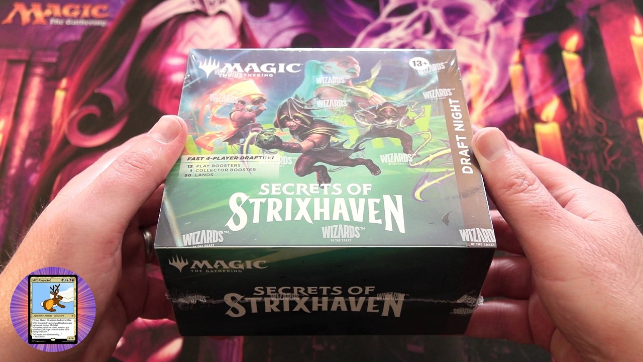 Распаковка набора Secrets of Strixhaven Draft Night - МИФИЧЕСКИЕ КАРТОЧКИ!