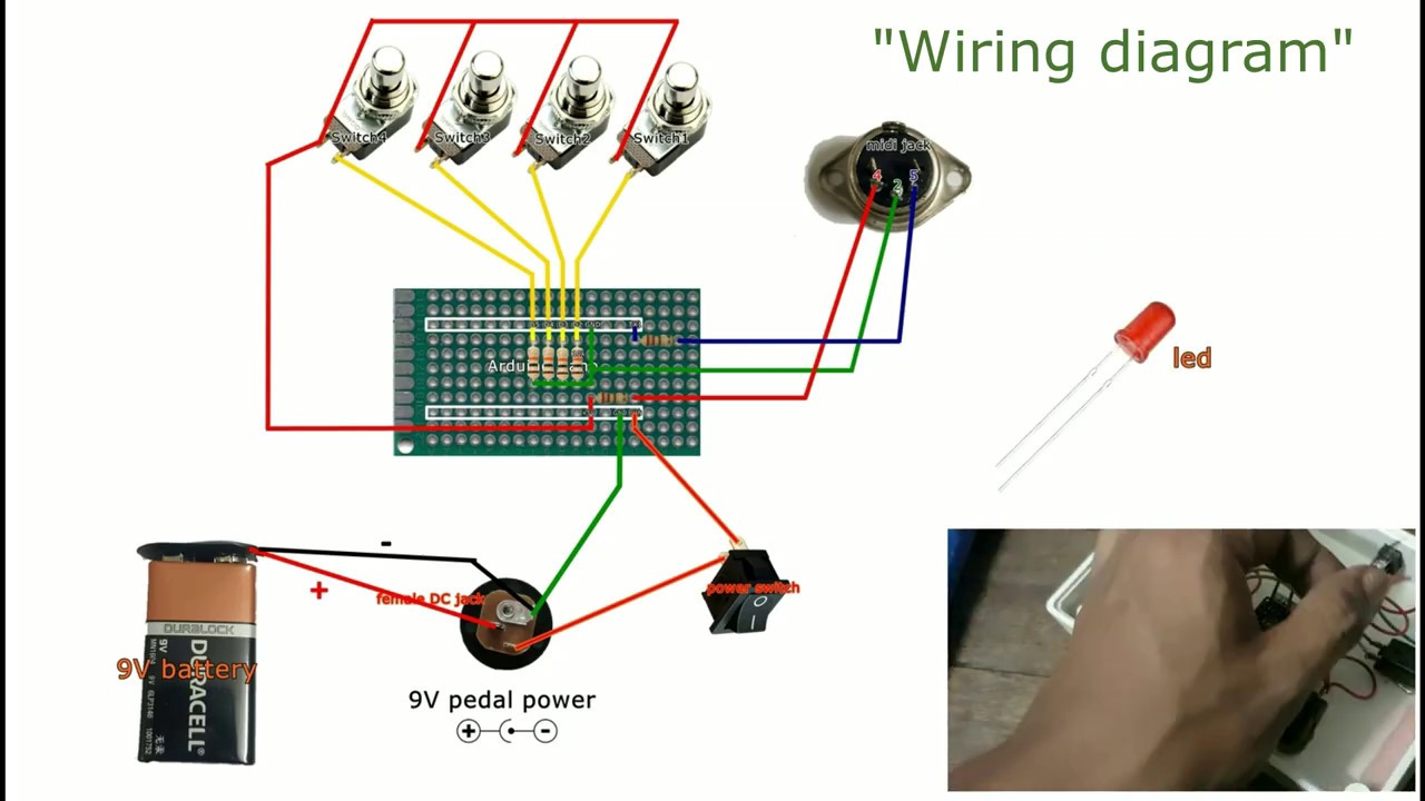 EP.01# DIY Line6 M5 Midi Foot Controller Part1 (arduino midi program change)